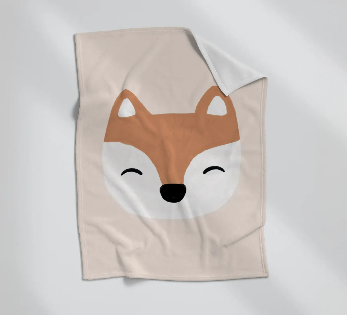 Errötender Fuchs Fleecedecke von Orara Studio