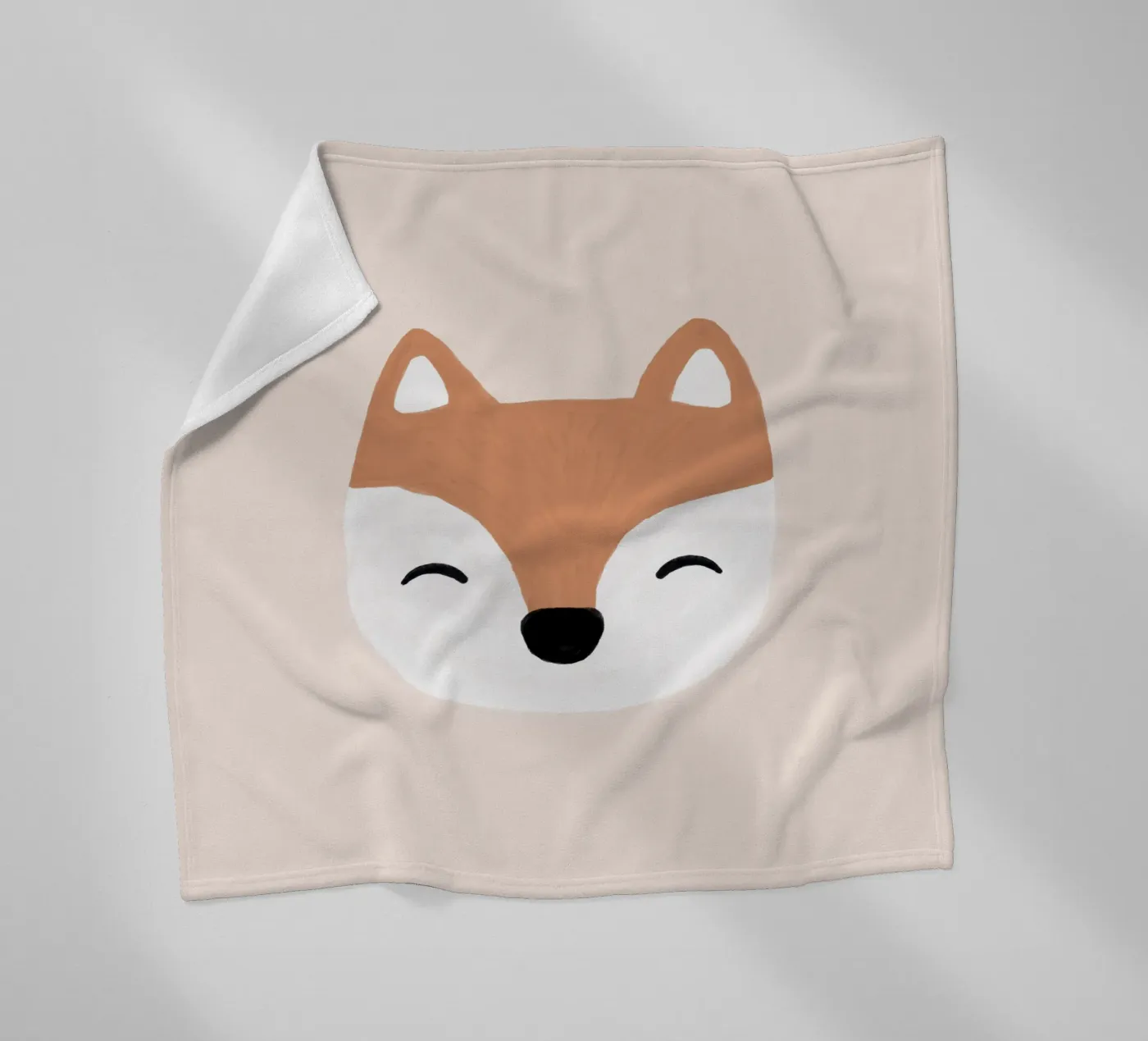 Errötender Fuchs Fleecedecke von Orara Studio