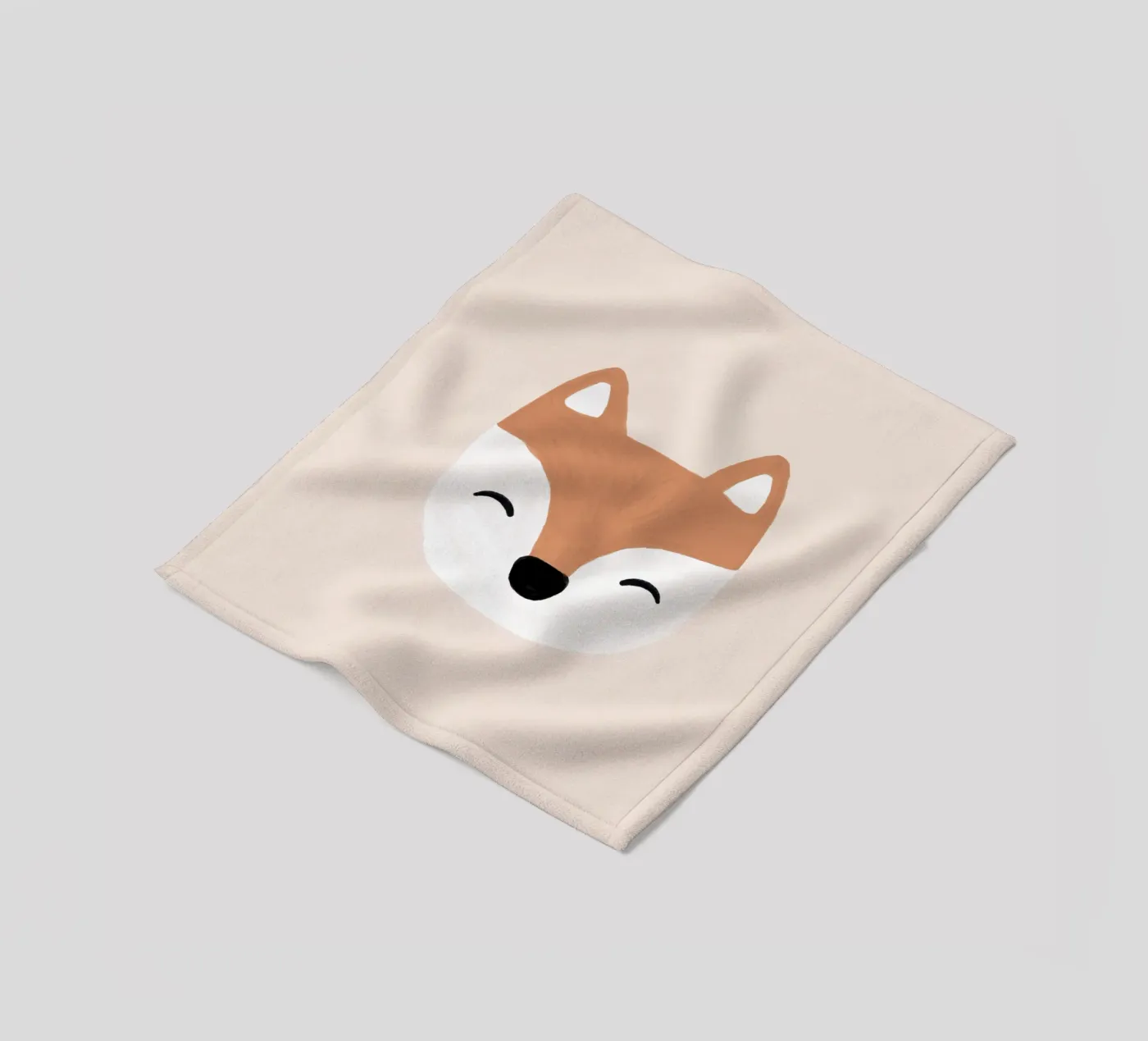 Errötender Fuchs Fleecedecke von Orara Studio