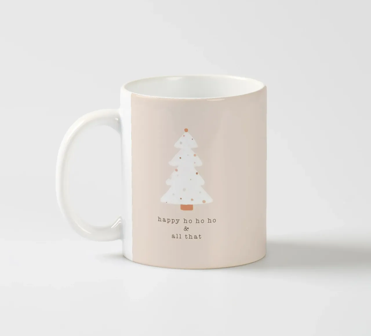 Blush Happy Ho Ho Ho & All That tazza in ceramica da Orara Studio