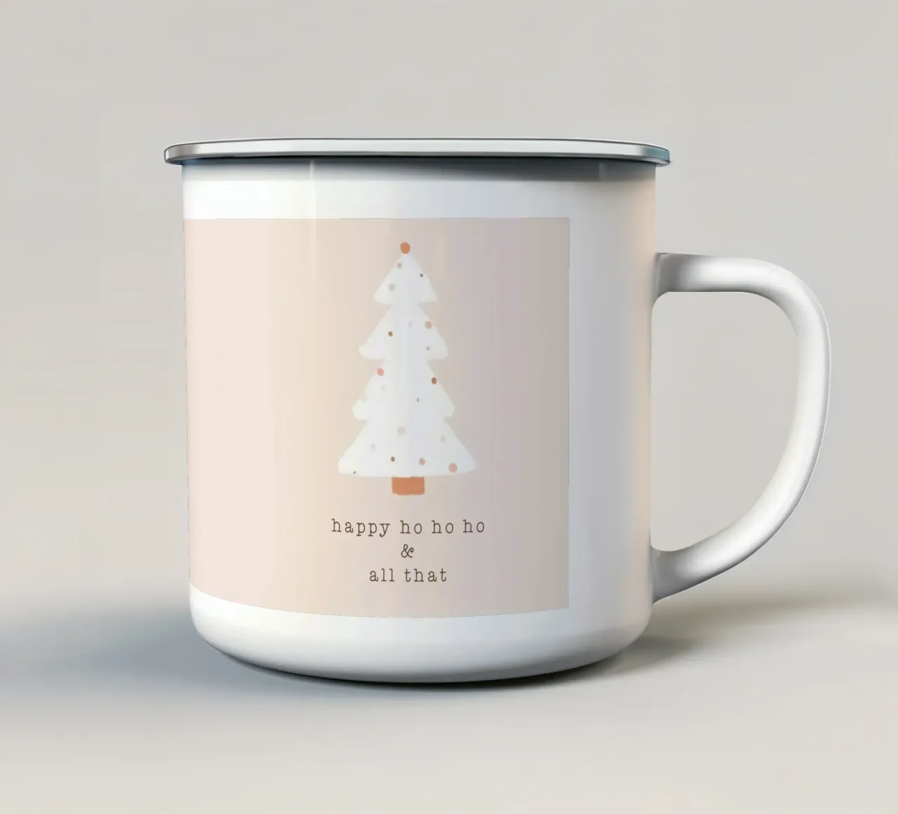 Blush Happy Ho Ho Ho & All That tazza in smalto da Orara Studio