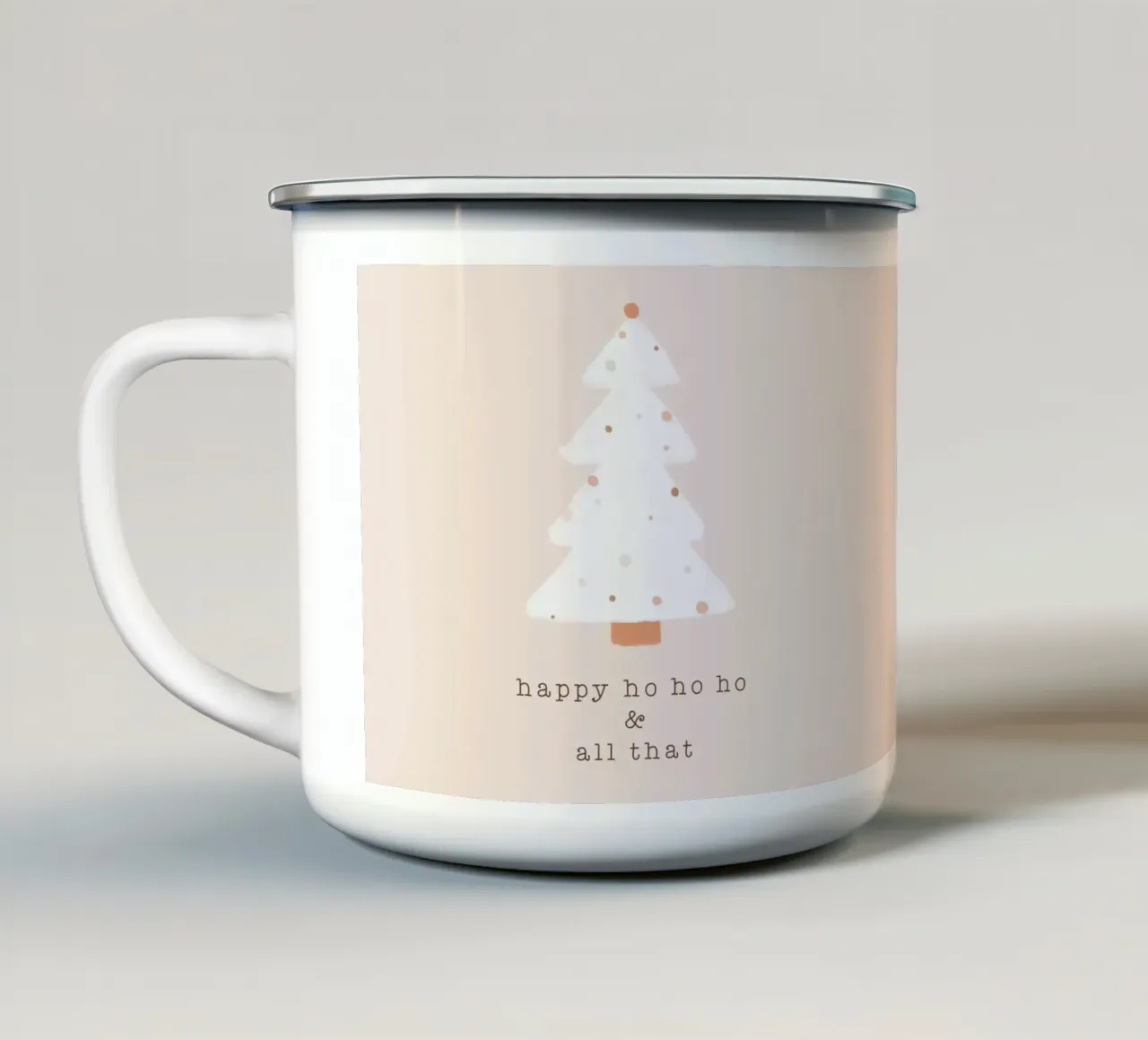 Blush Happy Ho Ho Ho & All That tazza in smalto da Orara Studio