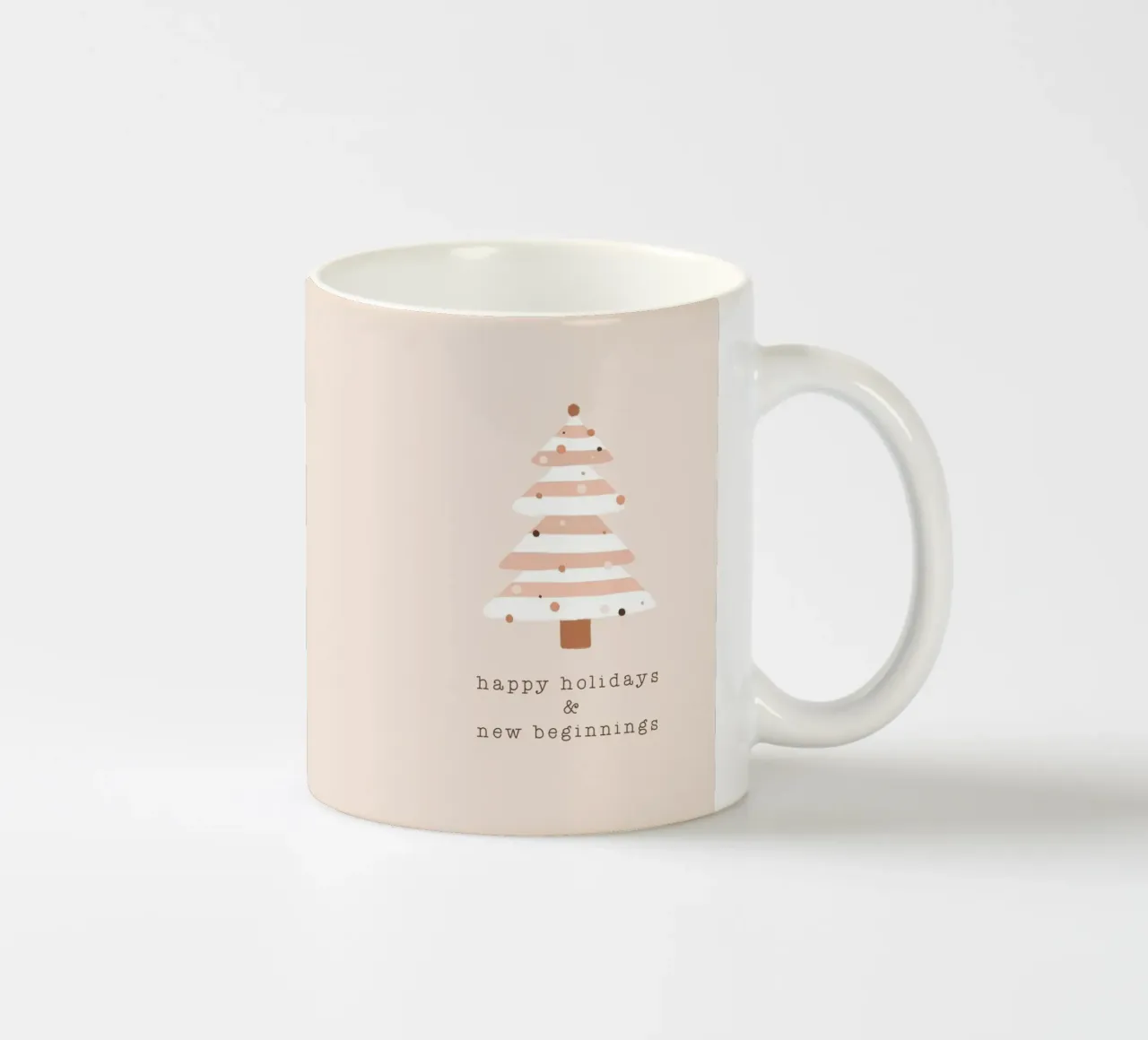 Blush Happy Ho Ho Ho & All That tazza in ceramica da Orara Studio