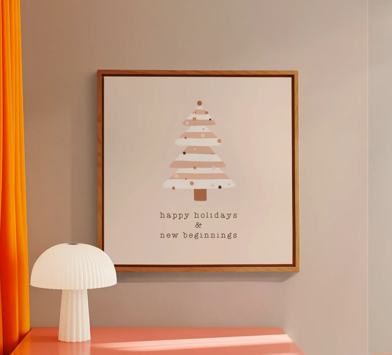 Blush Happy Ho Ho Ho & All That plexiglass da Orara Studio