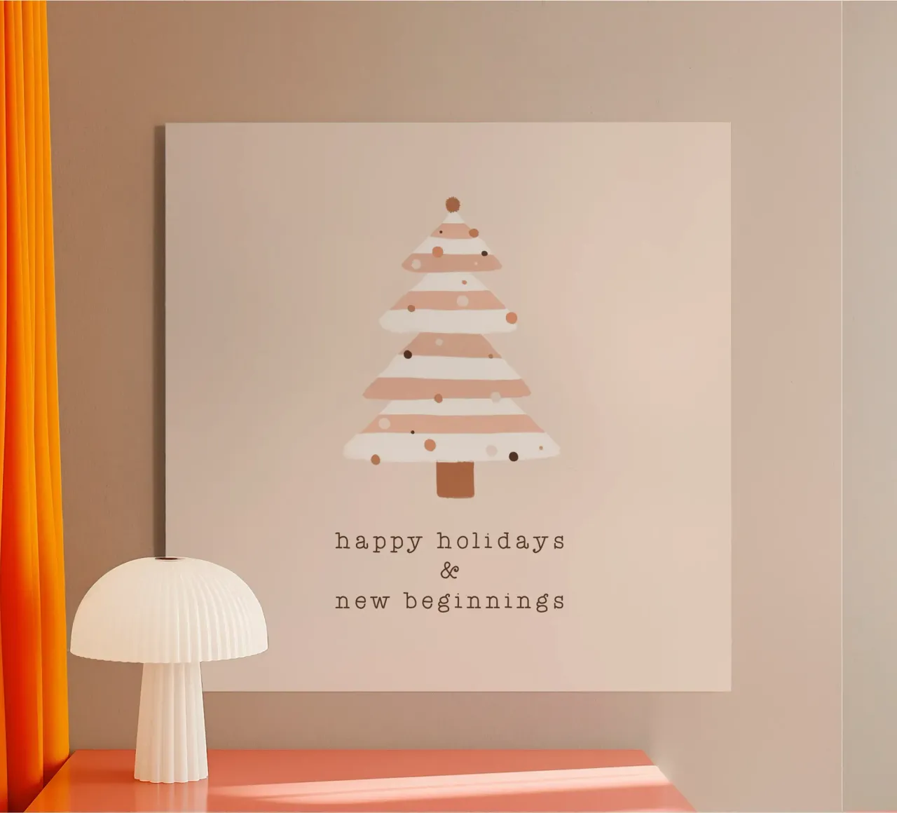 Blush Happy Ho Ho Ho & All That plexiglass da Orara Studio