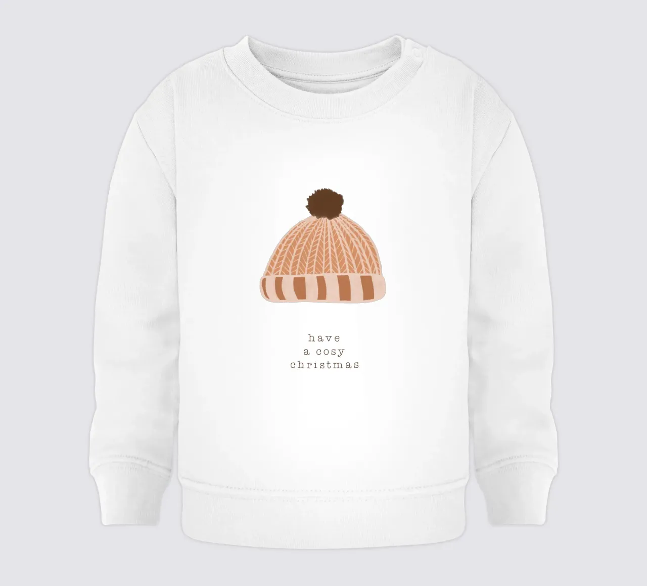 Blush - Un Natale accogliente felpa neonato da Orara Studio