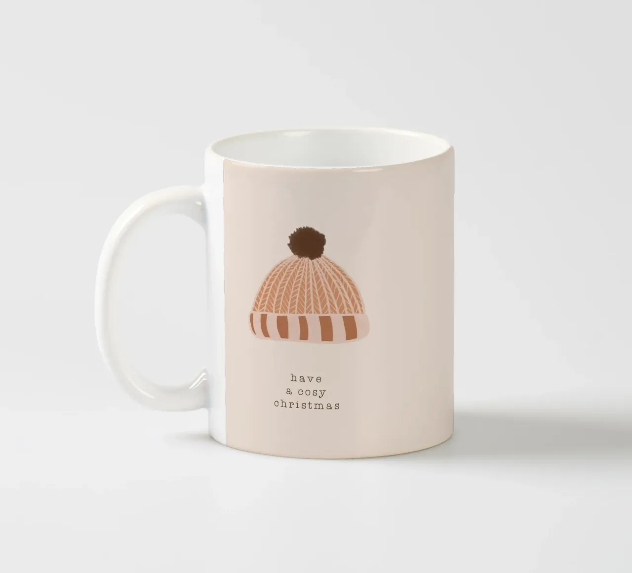 Blush - Un Natale accogliente tazza in ceramica da Orara Studio