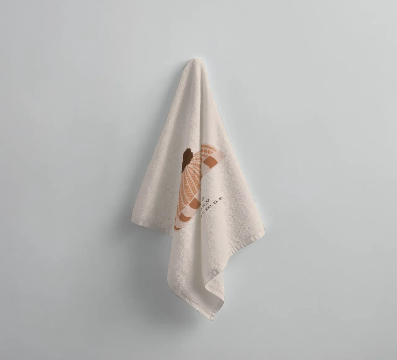Blush - Un Natale accogliente asciugamano da bagno da Orara Studio