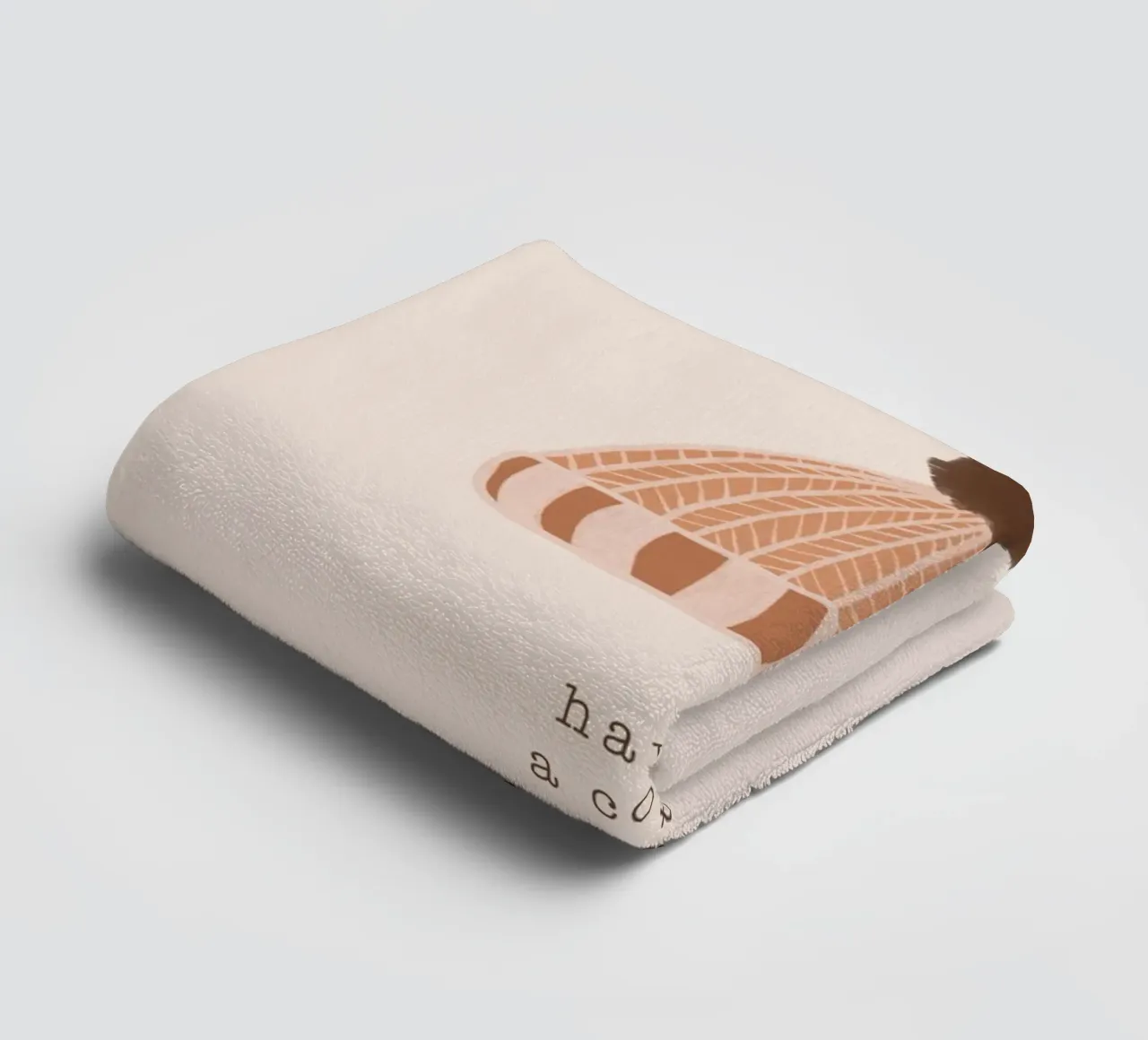Blush - Un Natale accogliente asciugamano da bagno da Orara Studio