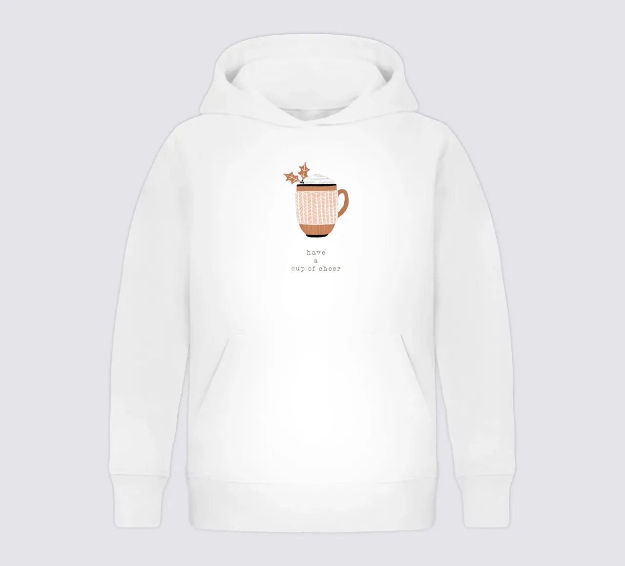 Blush Have A Cup Of Cheer felpa bambino con cappuccio da Orara Studio