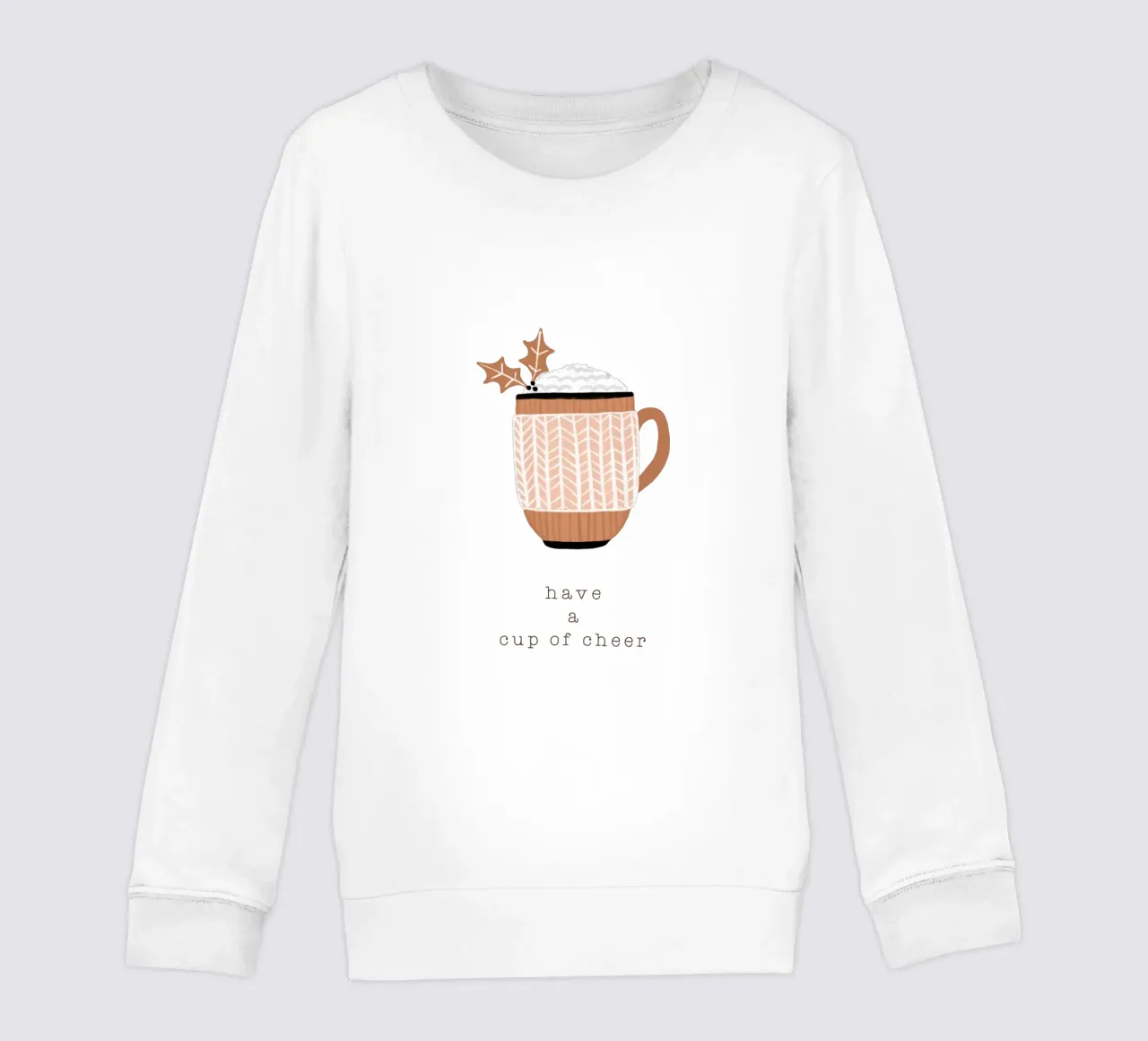 Blush Have A Cup Of Cheer felpa bambino da Orara Studio