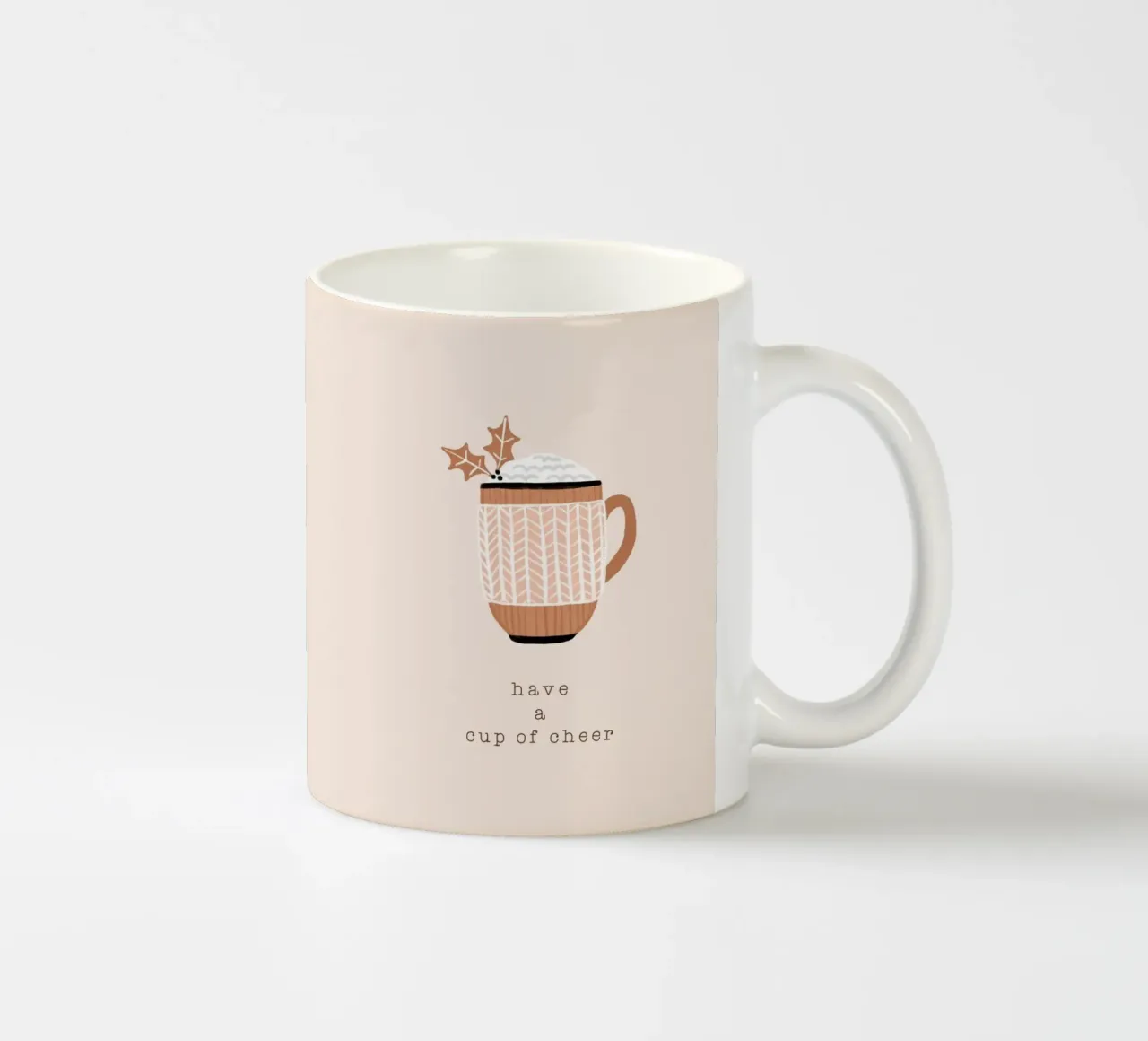 Blush Have A Cup Of Cheer tazza in ceramica da Orara Studio