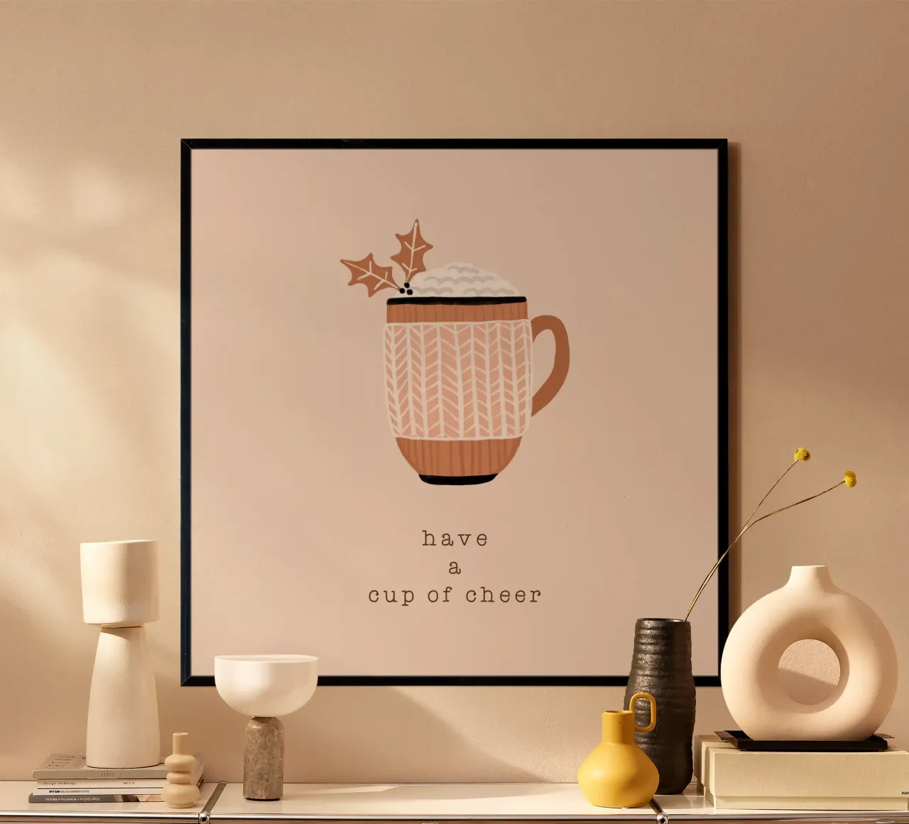 Blush Have A Cup Of Cheer poster da Orara Studio
