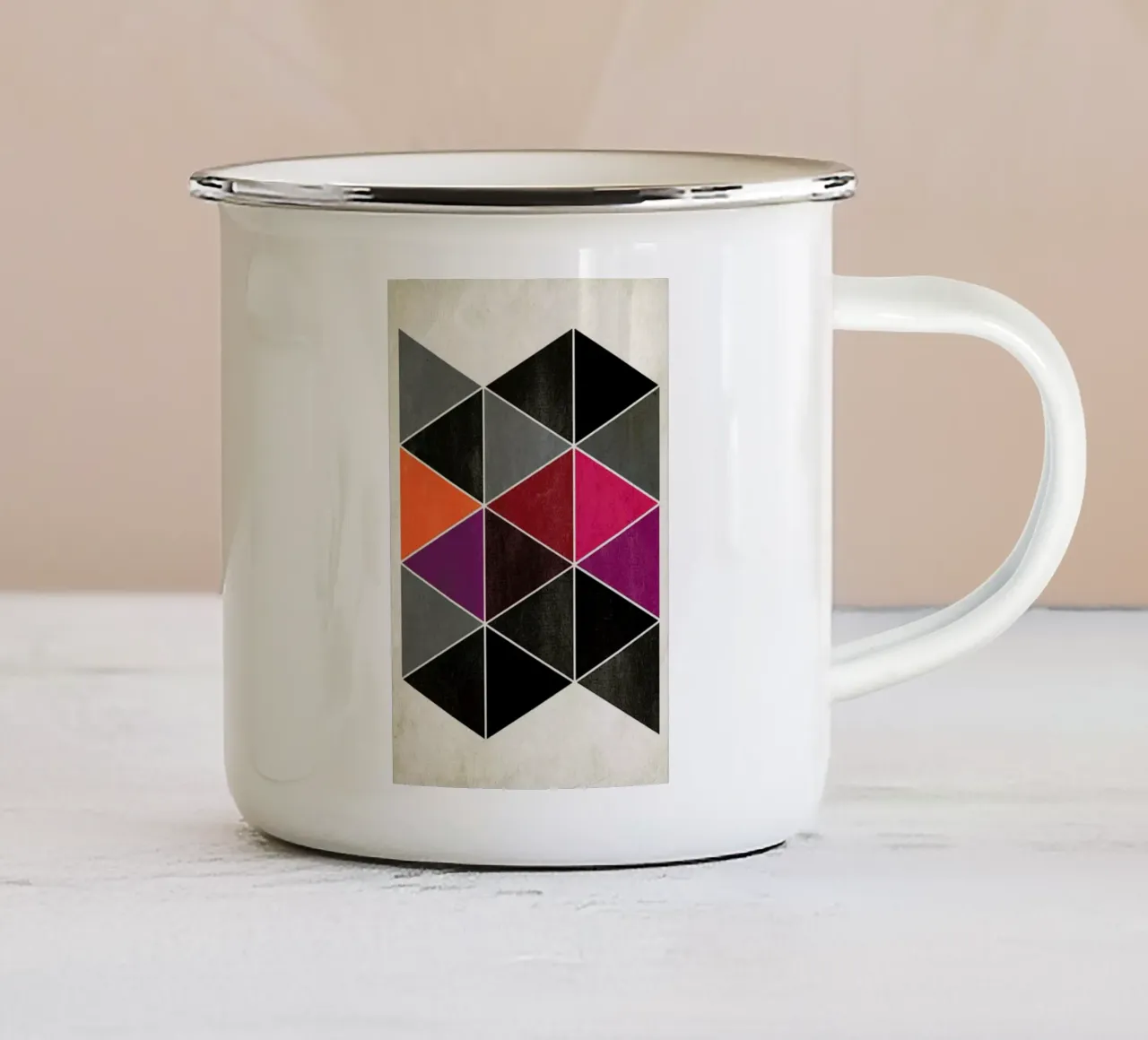 Schattenspiel tazza in smalto da Kubistika