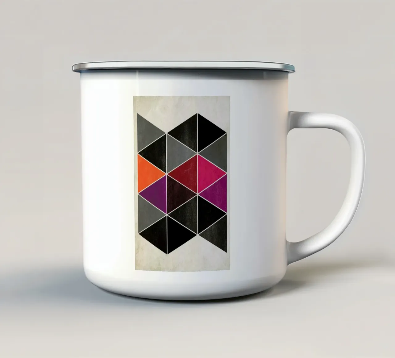 Schattenspiel tazza in smalto da Kubistika
