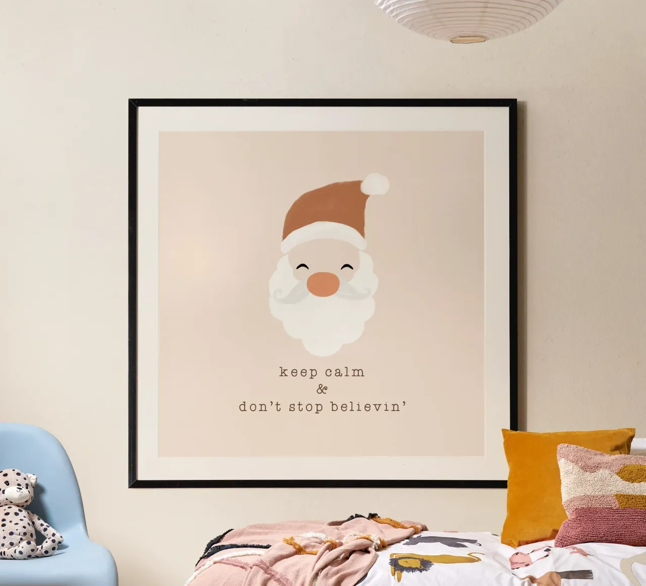 Blush Keep Calm & Don't Stop Believing Hahnemühle von Orara Studio