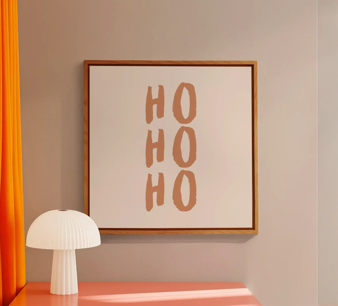 Blush Ho Ho Ho plexiglass da Orara Studio