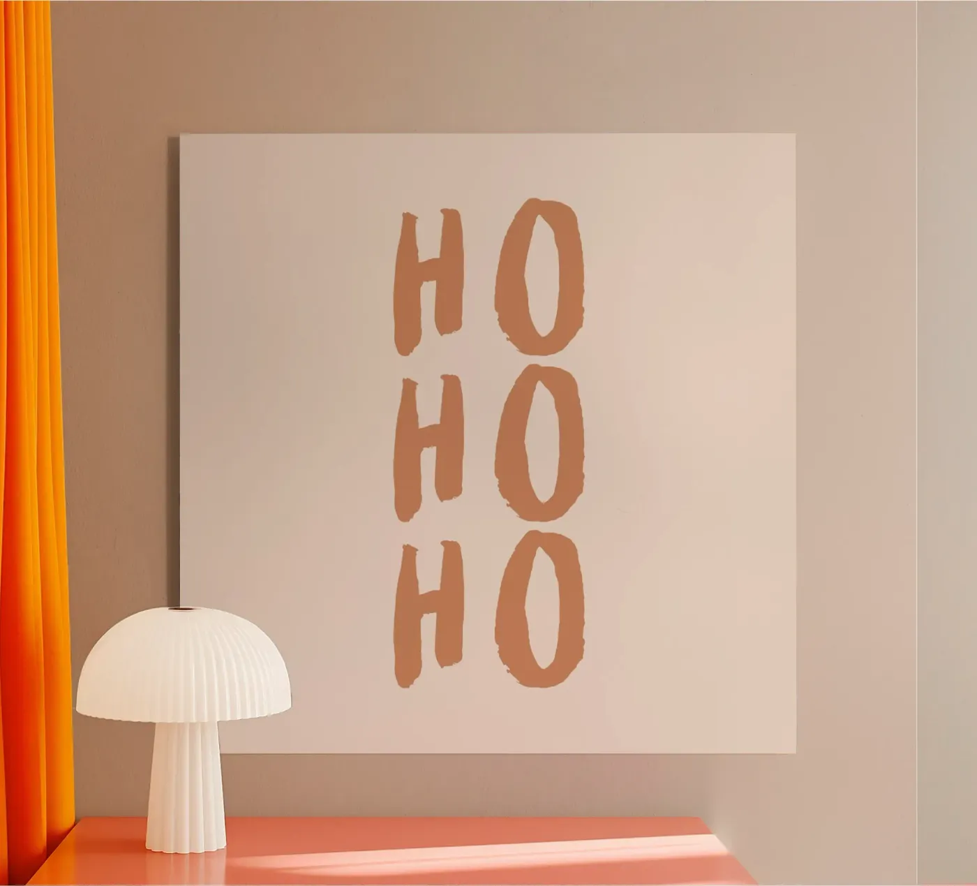 Blush Ho Ho Ho plexiglass da Orara Studio