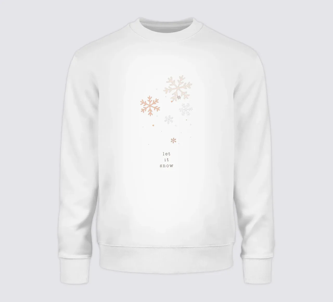 Blush Let It Snow felpa da Orara Studio