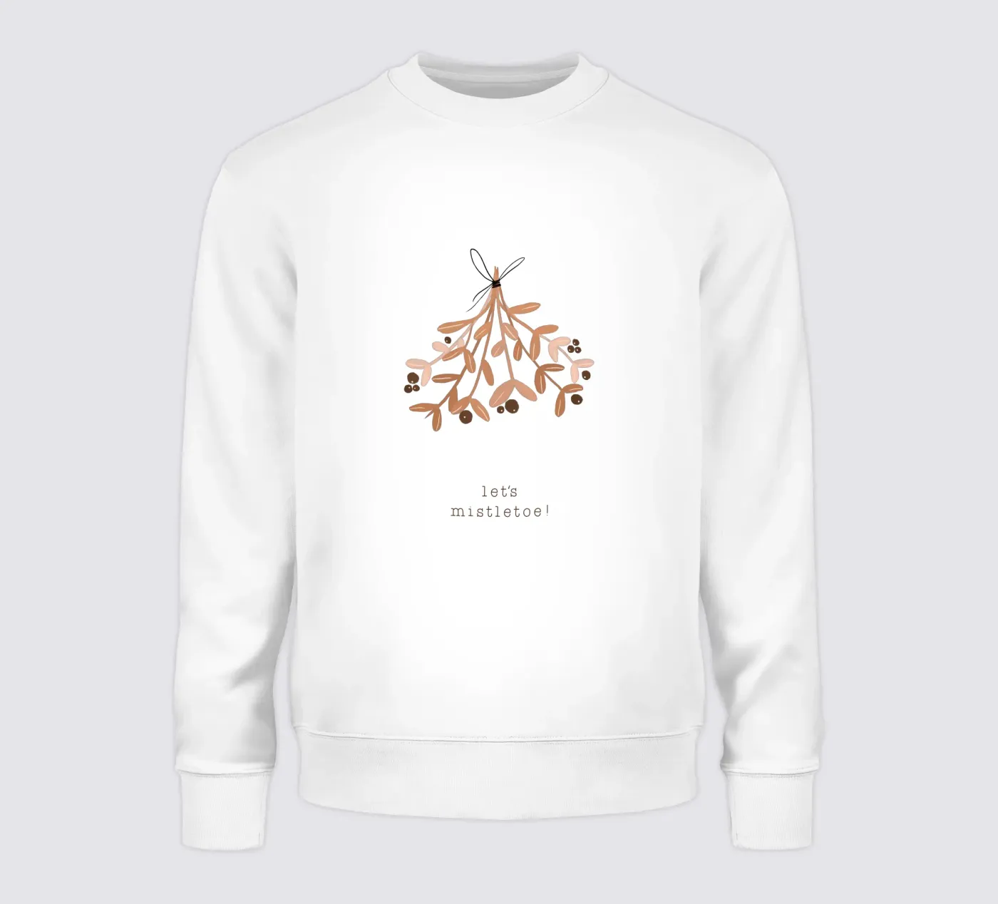 Blush Let's Mistletoe sweat de Orara Studio