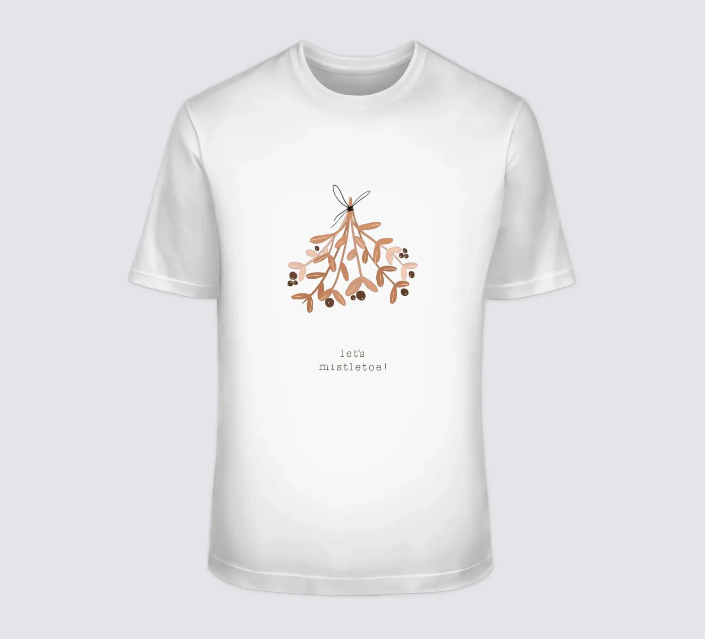 Blush Let's Mistletoe t-shirt da Orara Studio