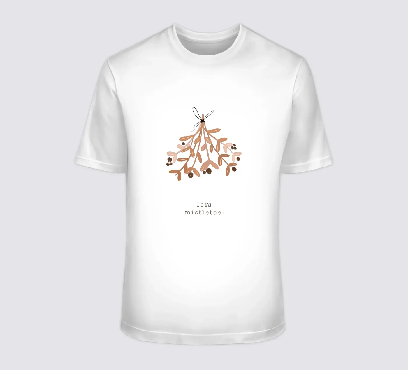Blush Let's Mistletoe t-shirt da Orara Studio