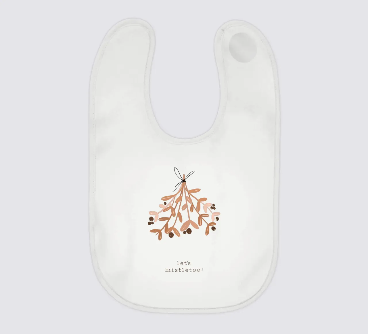 Blush Let's Mistletoe bavaglino da Orara Studio