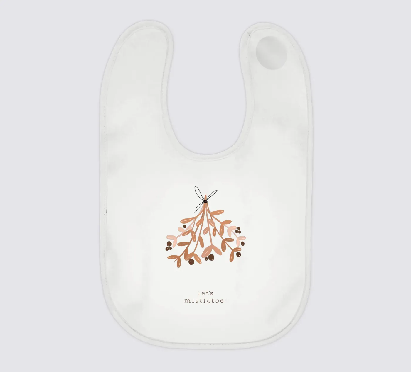 Blush Let's Mistletoe bavaglino da Orara Studio