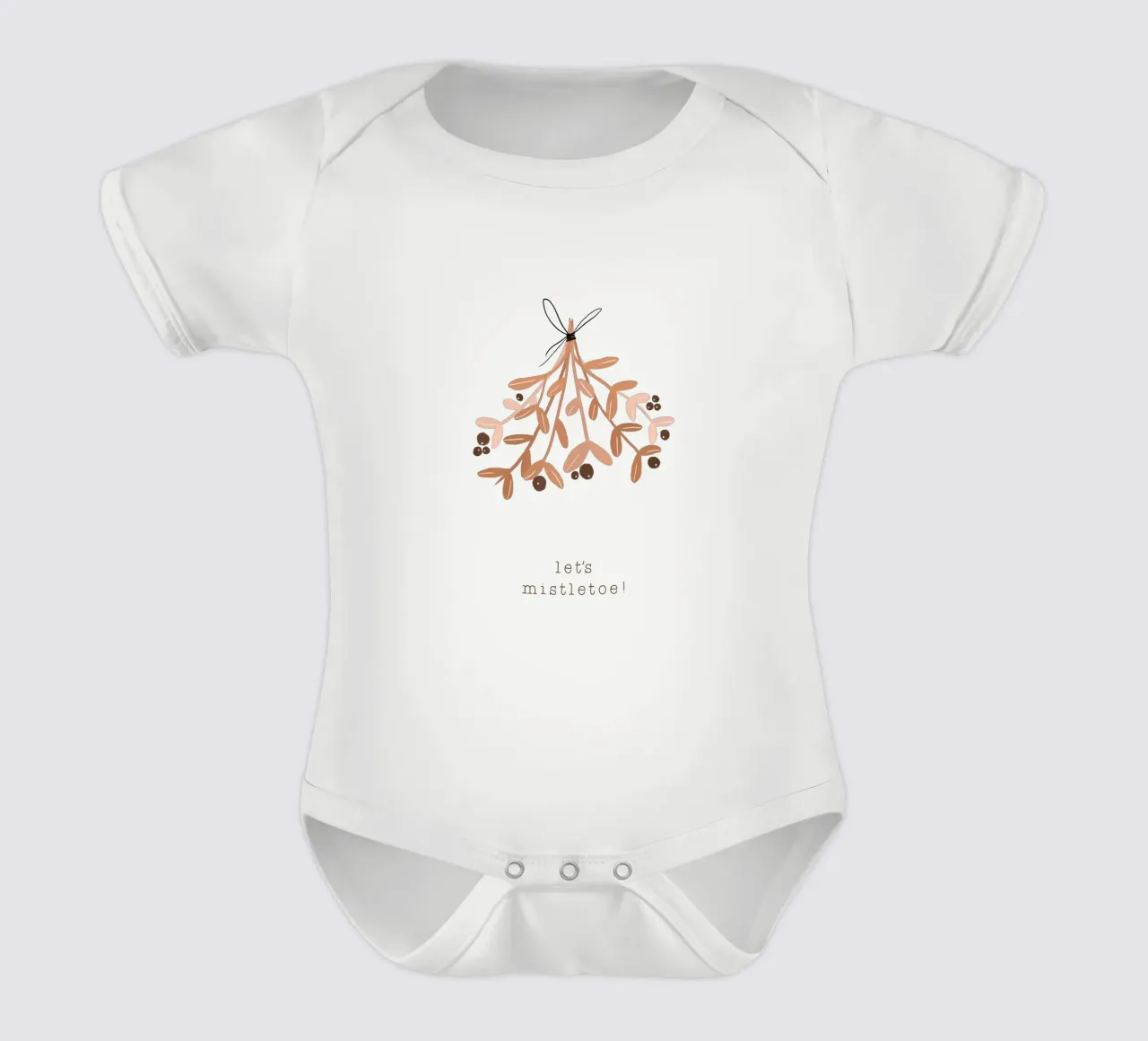 Blush Let's Mistletoe body bébé de Orara Studio