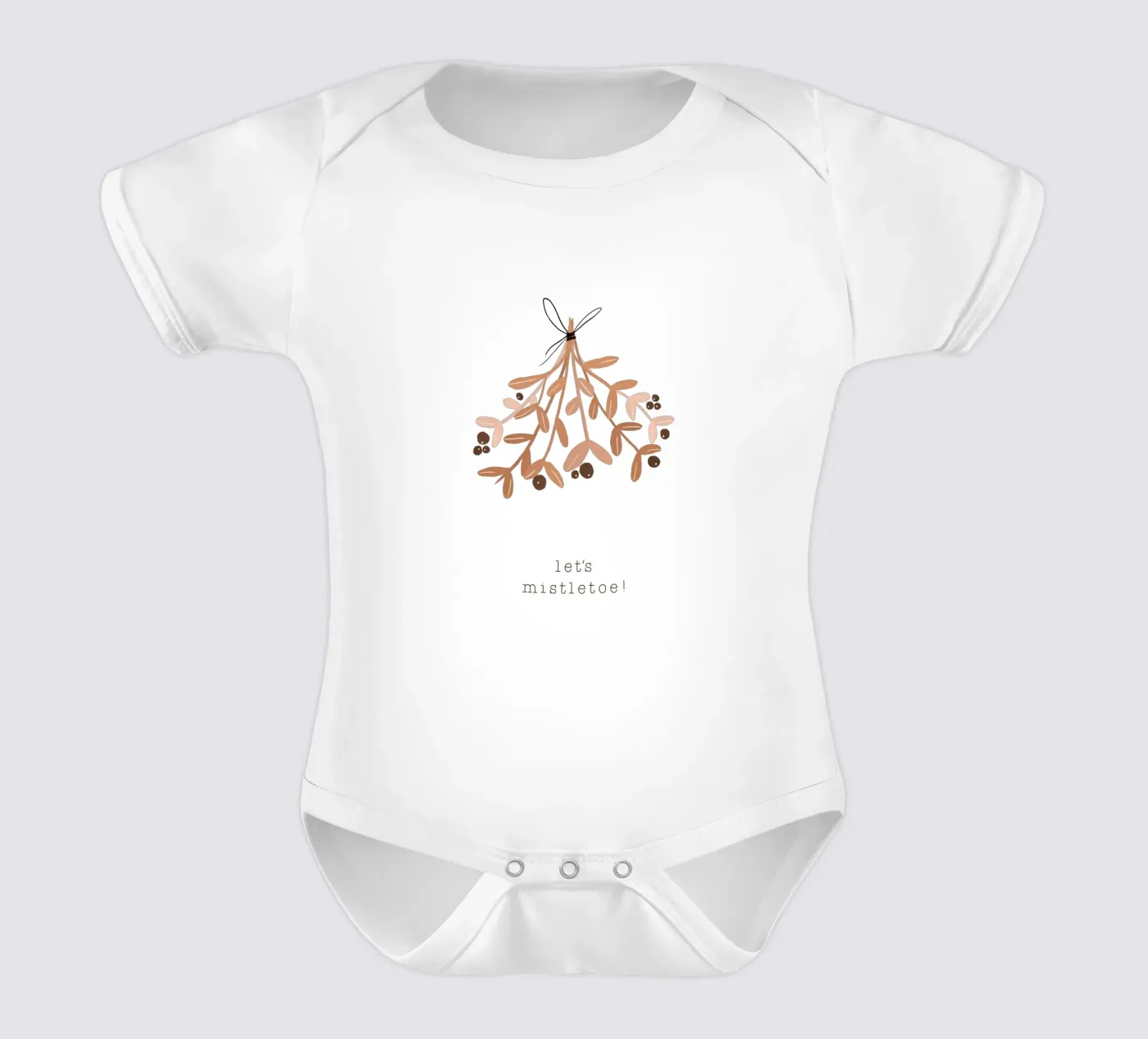Blush Let's Mistletoe body bébé de Orara Studio