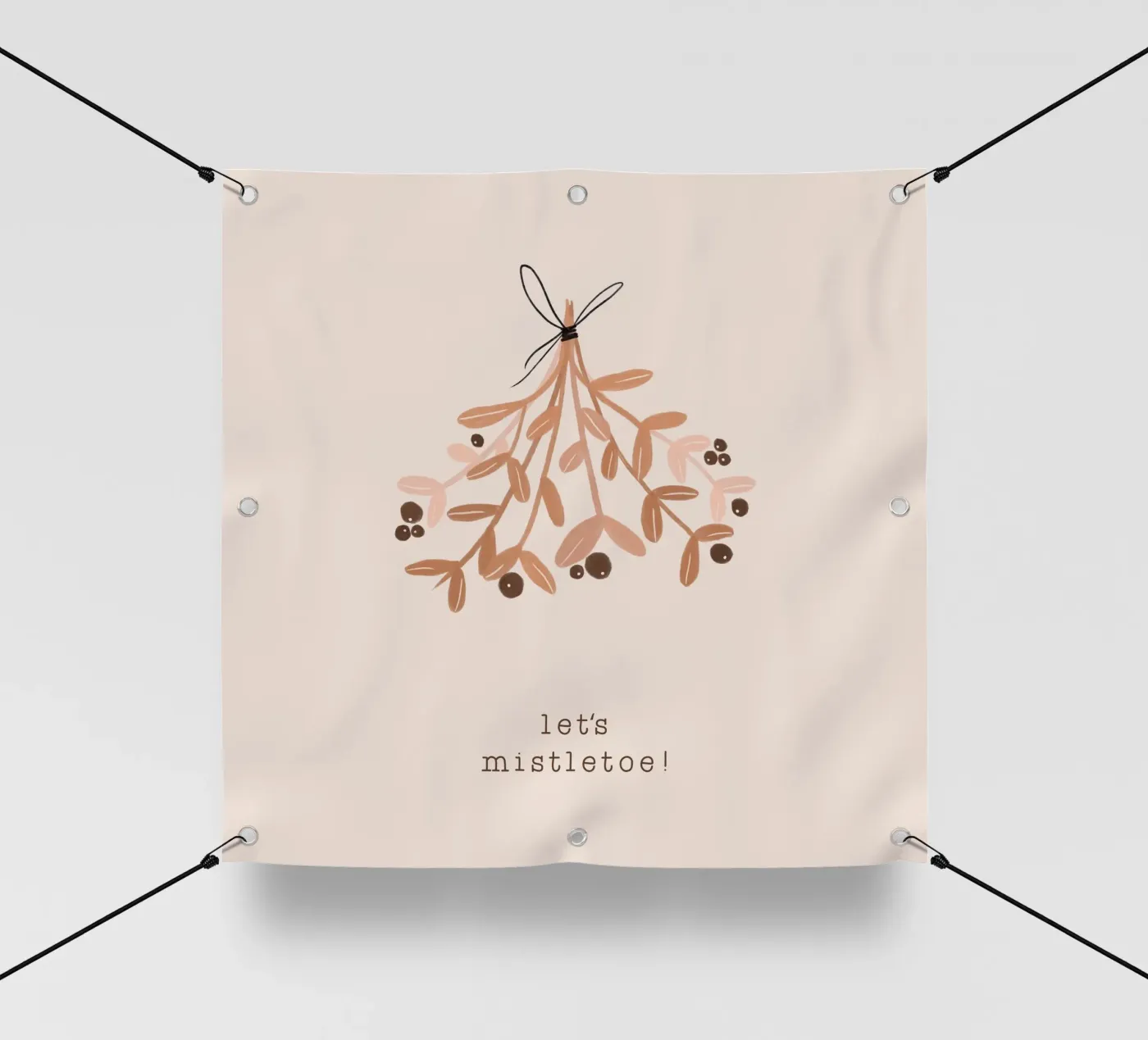 Blush Let's Mistletoe PVC Plane von Orara Studio