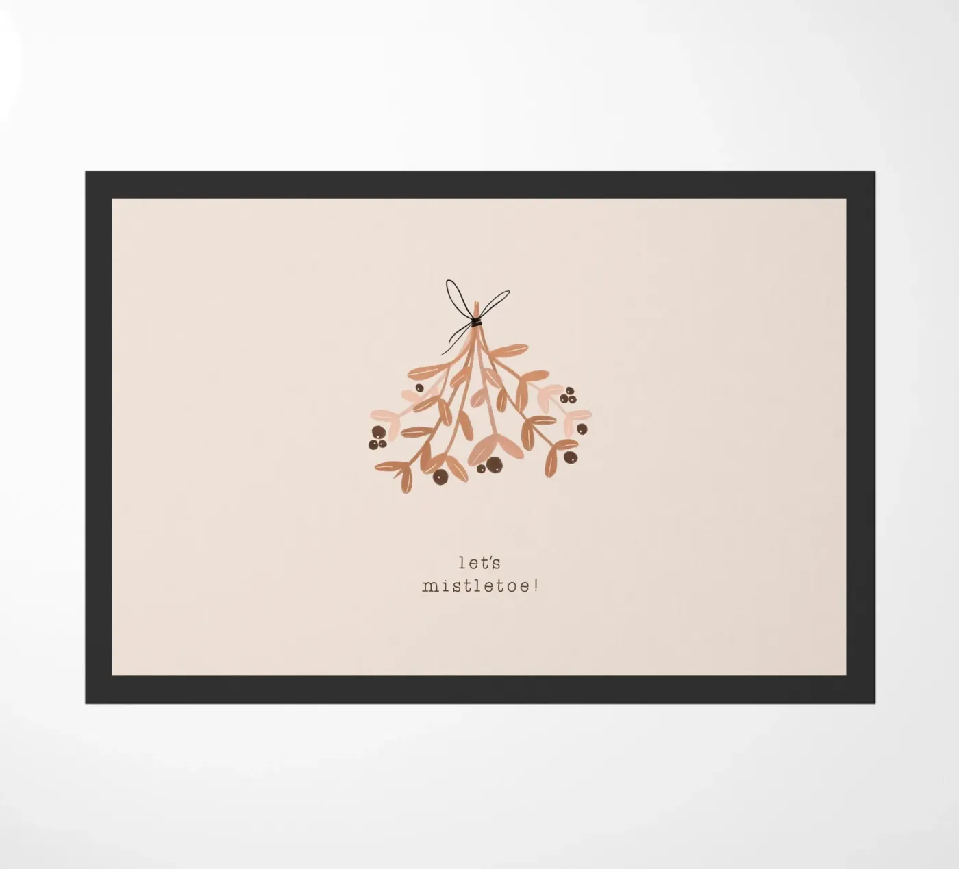 Blush Maretak deurmat van Orara Studio