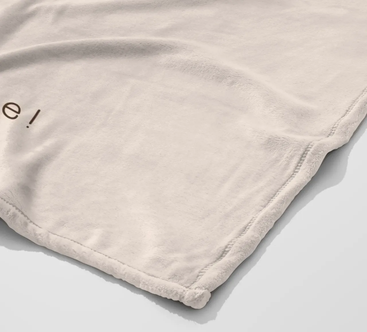 Blush Let's Mistletoe Fleecedecke von Orara Studio