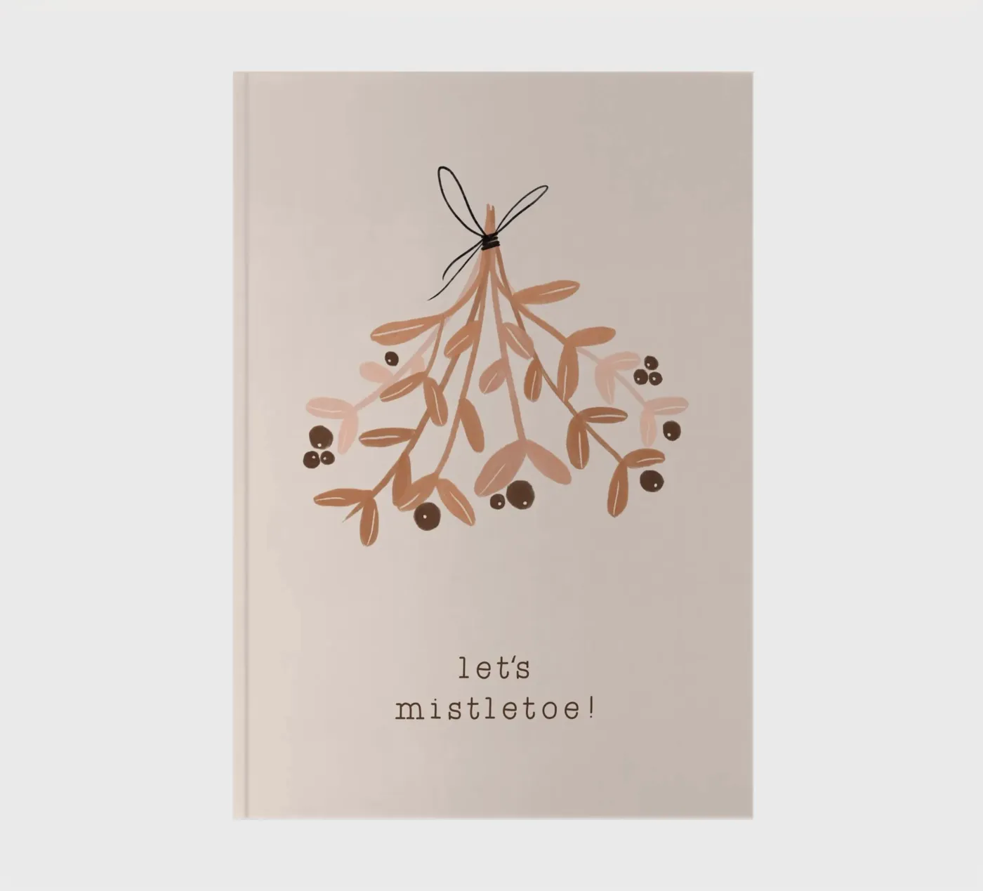 Blush Let's Mistletoe carnet de Orara Studio