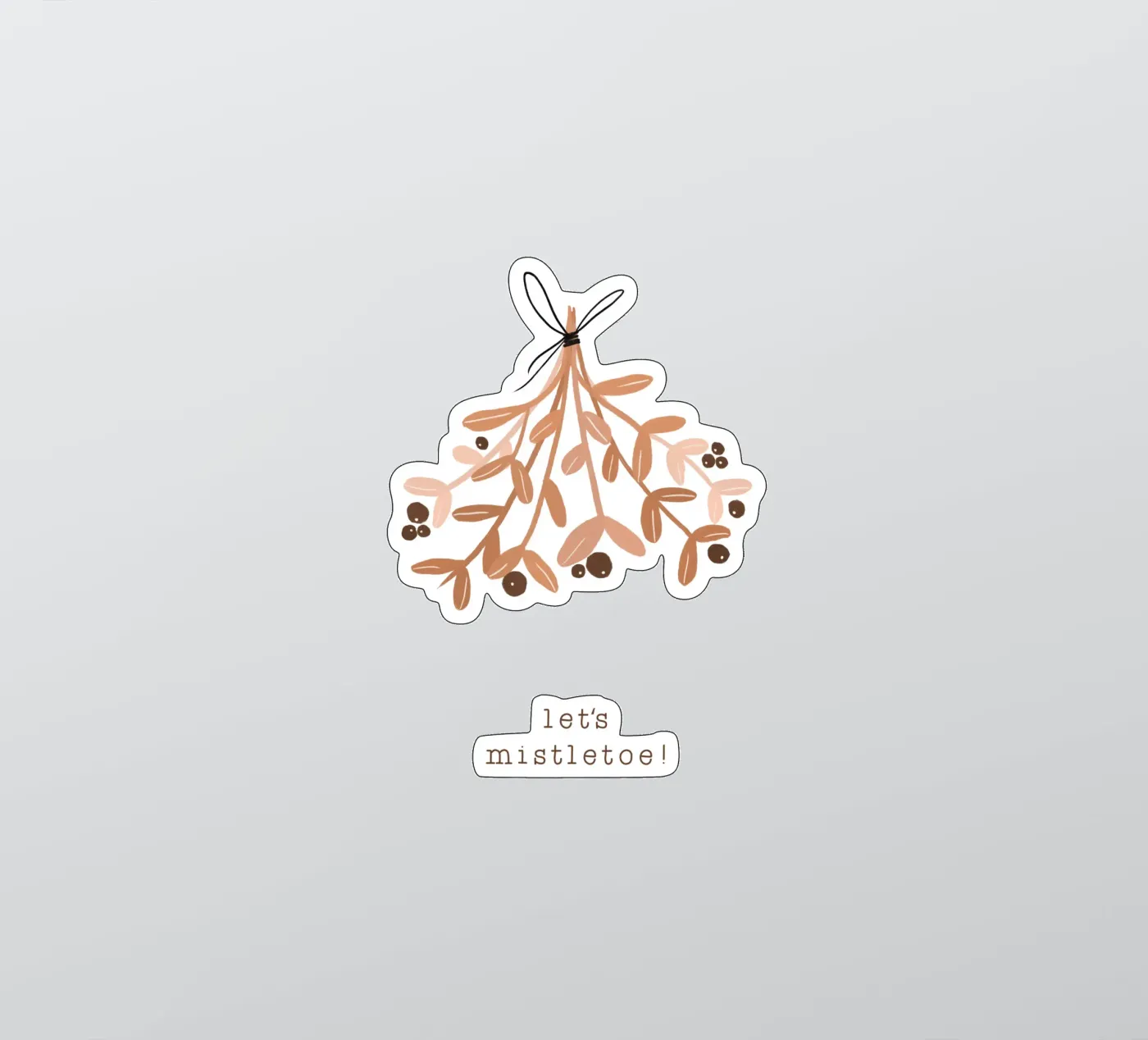 Blush Let's Mistletoe adesivo da Orara Studio