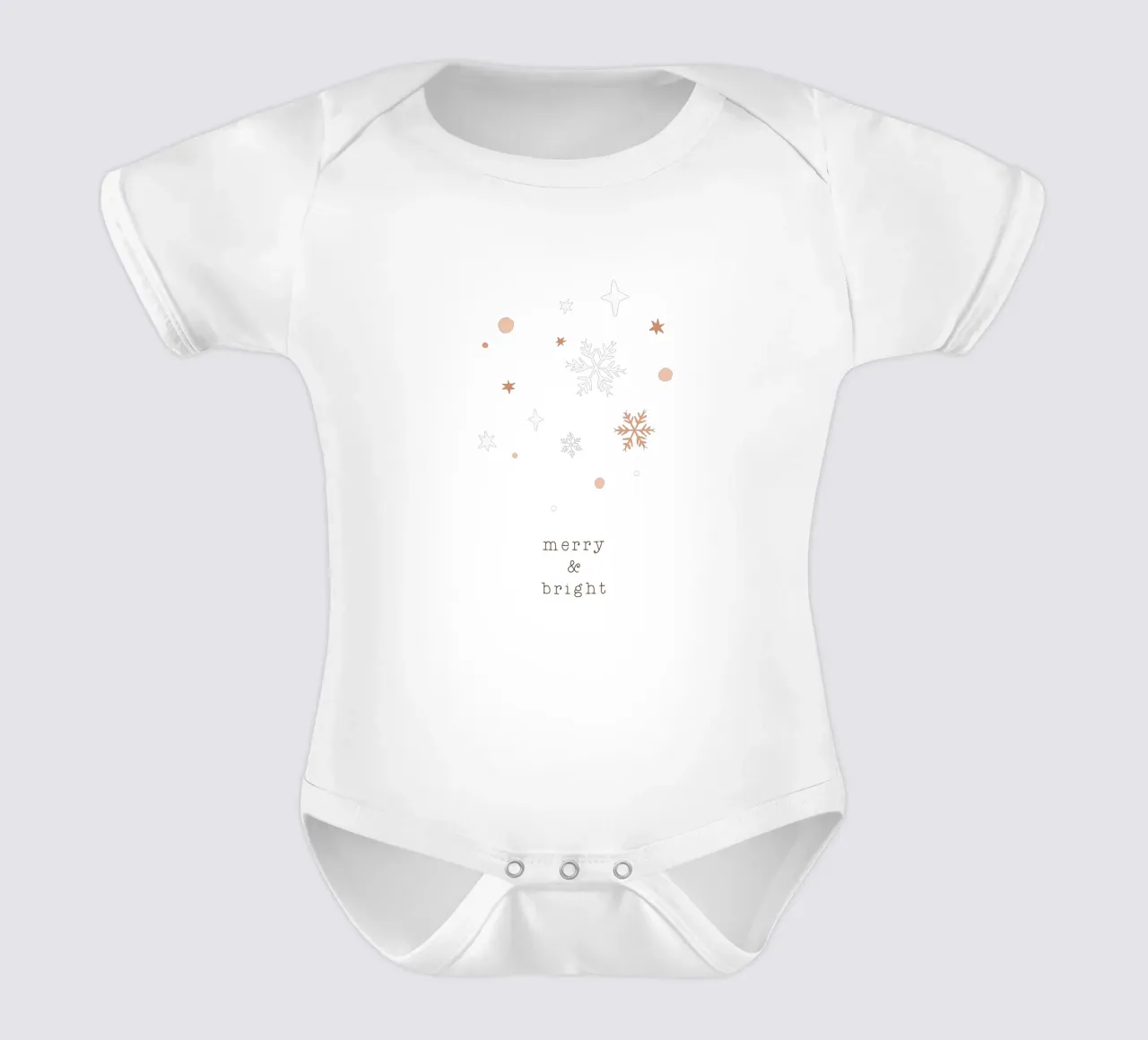 Blush allegro e luminoso body neonato maniche corte da Orara Studio
