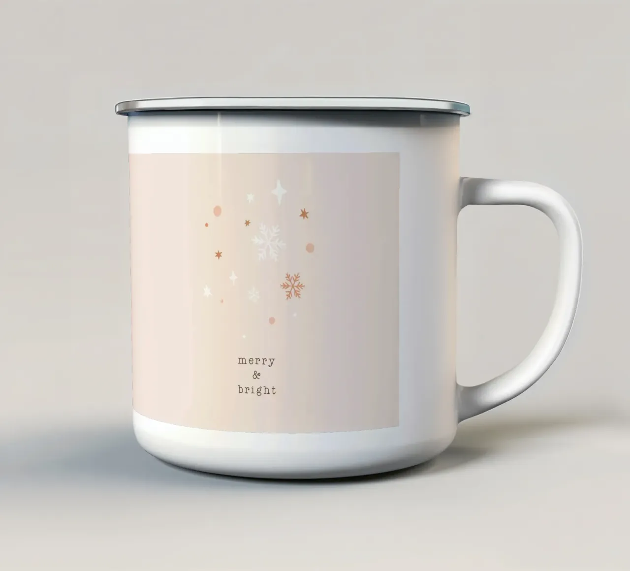 Blush allegro e luminoso tazza in smalto da Orara Studio
