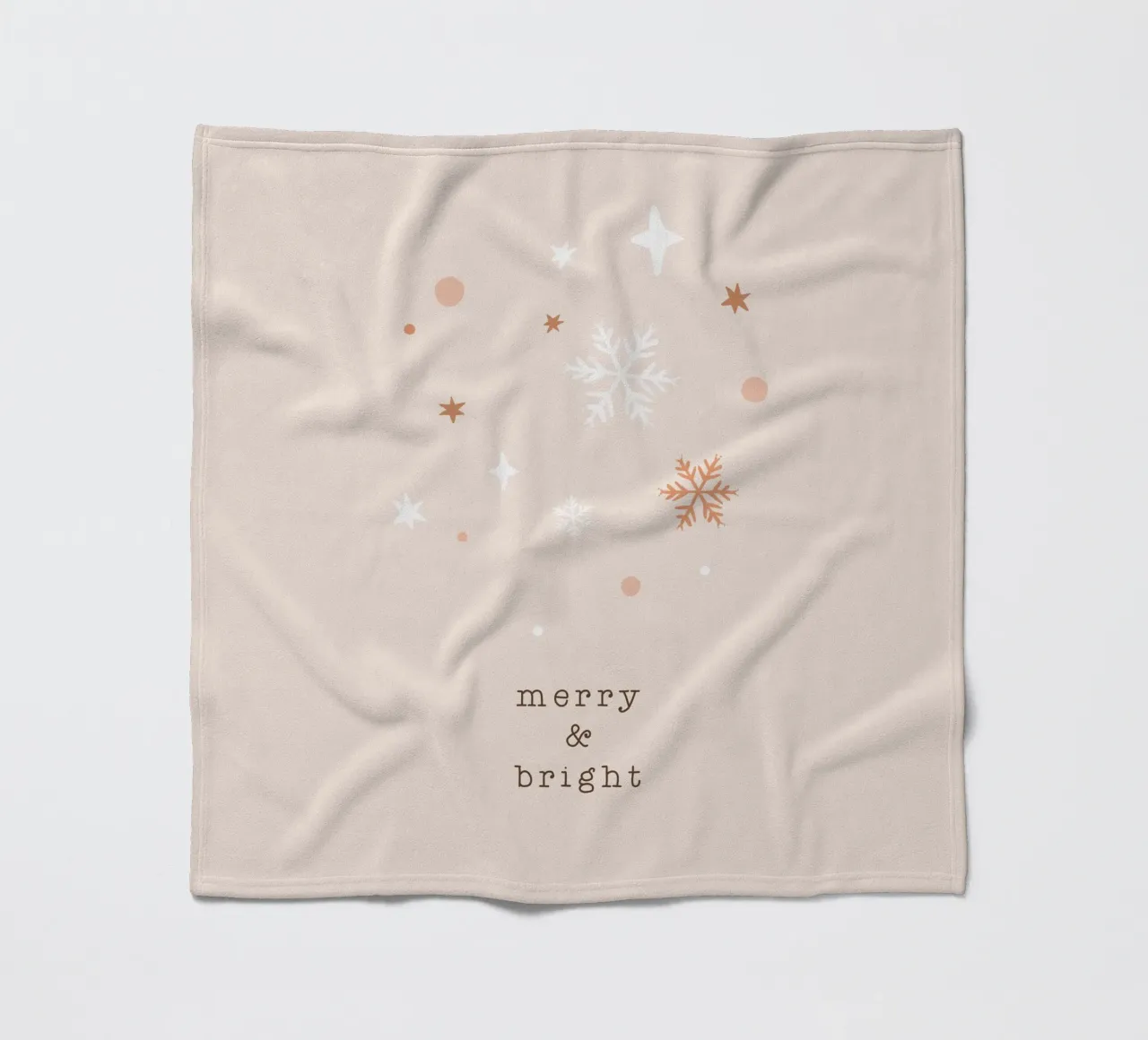 Blush allegro e luminoso coperta in pile da Orara Studio