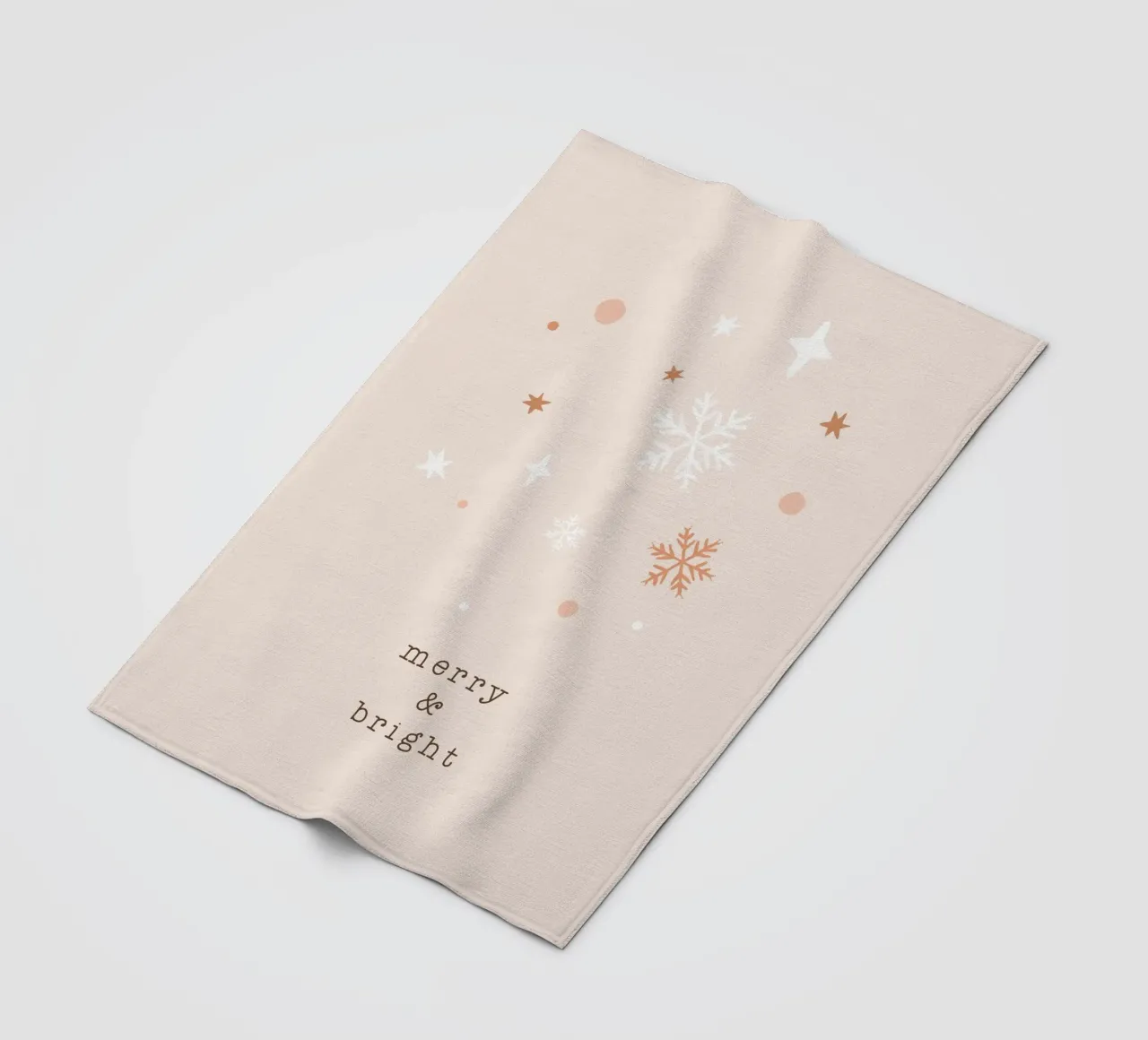 Blush allegro e luminoso coperta in pile da Orara Studio