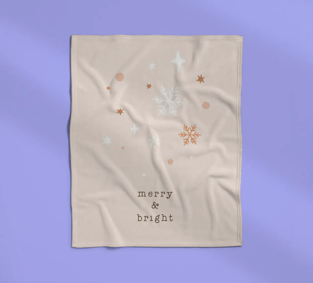 Blush allegro e luminoso coperta in pile da Orara Studio
