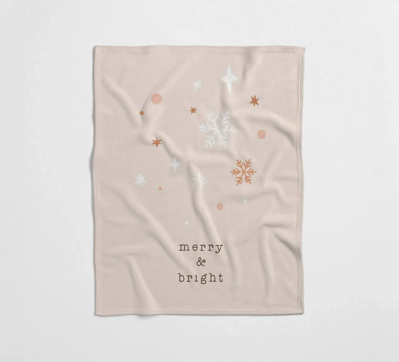 Blush allegro e luminoso coperta in pile da Orara Studio