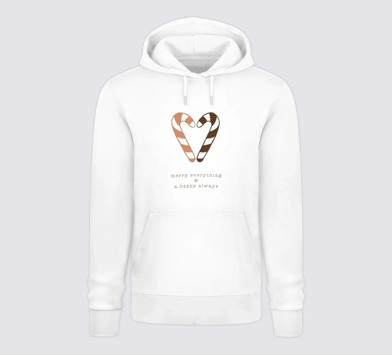 Blush Merry Everything & A Happy Always felpa con cappuccio da Orara Studio