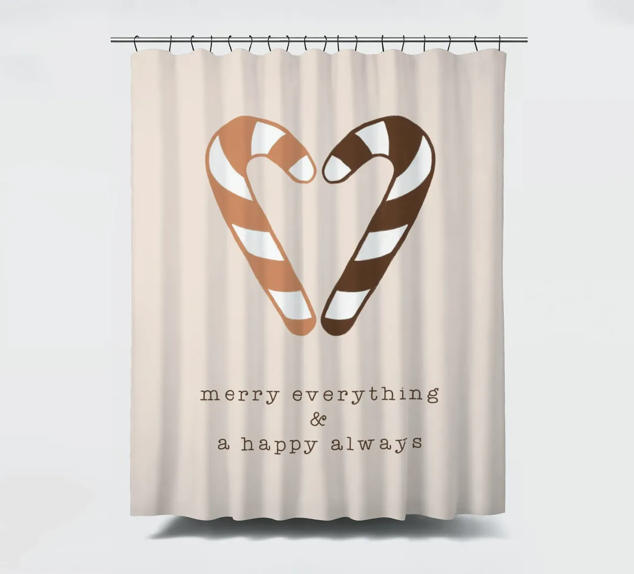 Blush Merry Everything & A Happy Always tenda da doccia da Orara Studio