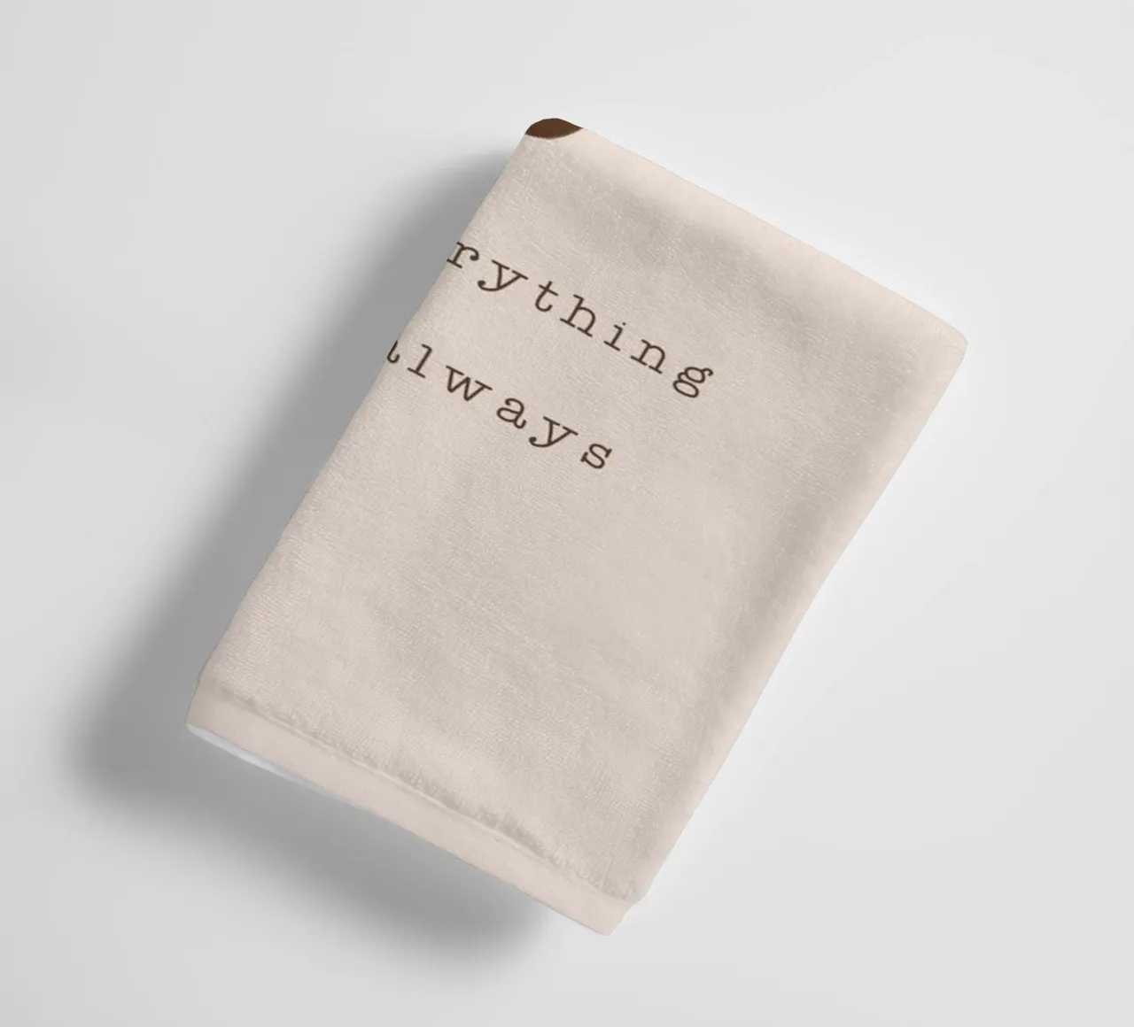Blush Merry Everything & A Happy Always asciugamano da bagno da Orara Studio