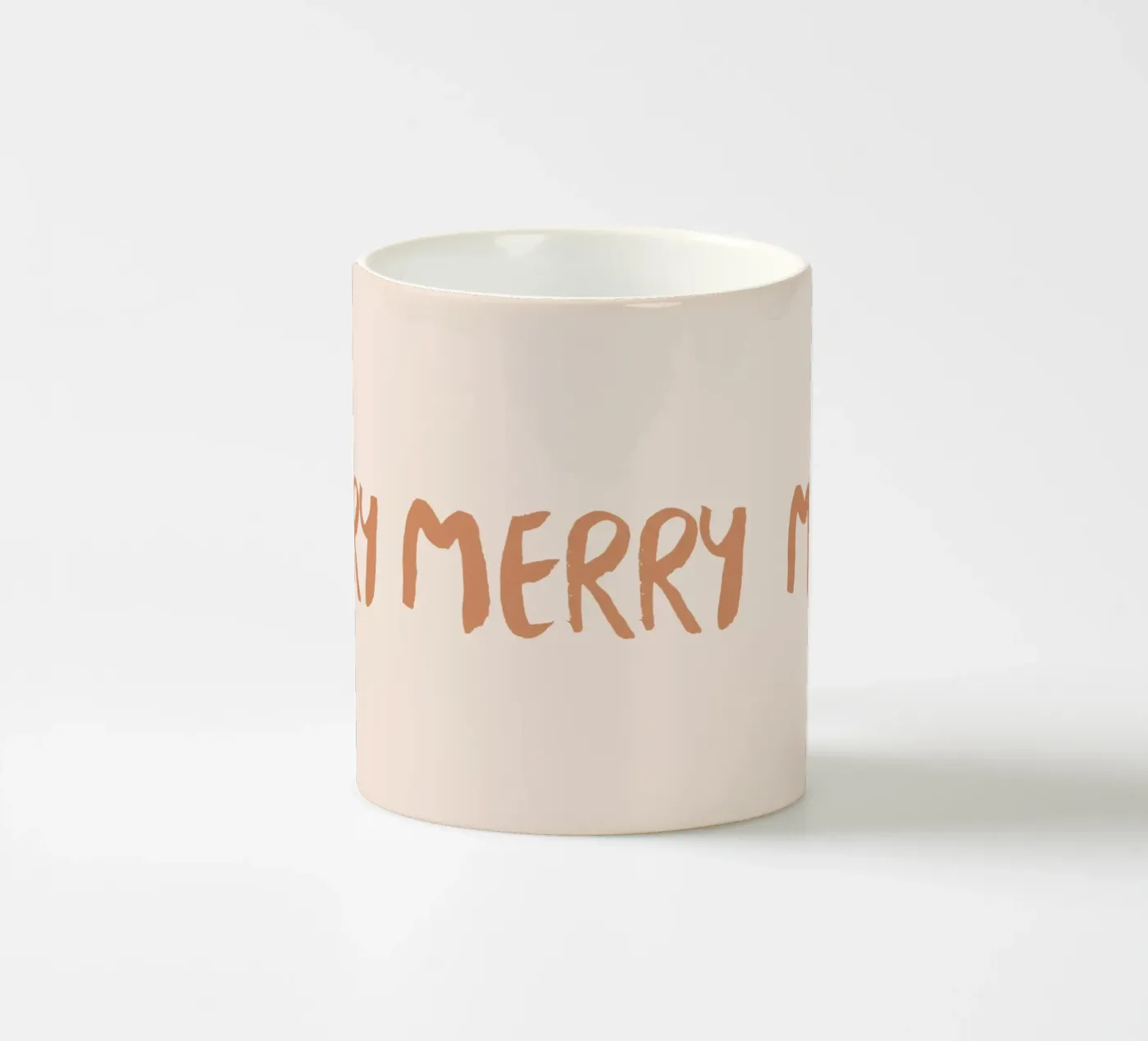 Blush Merry ceramic mug by Orara Studio