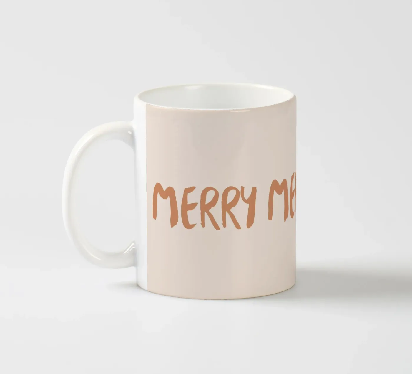 Blush Merry ceramic mug by Orara Studio