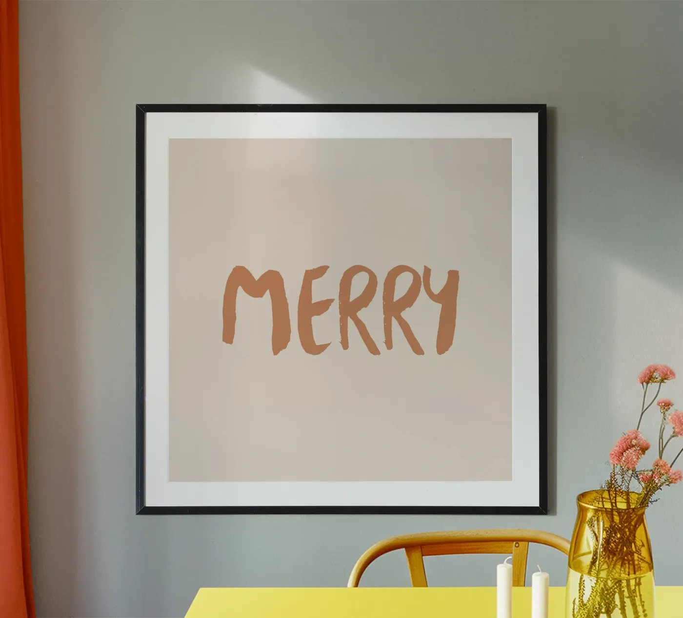 Blush Merry poster by Orara Studio