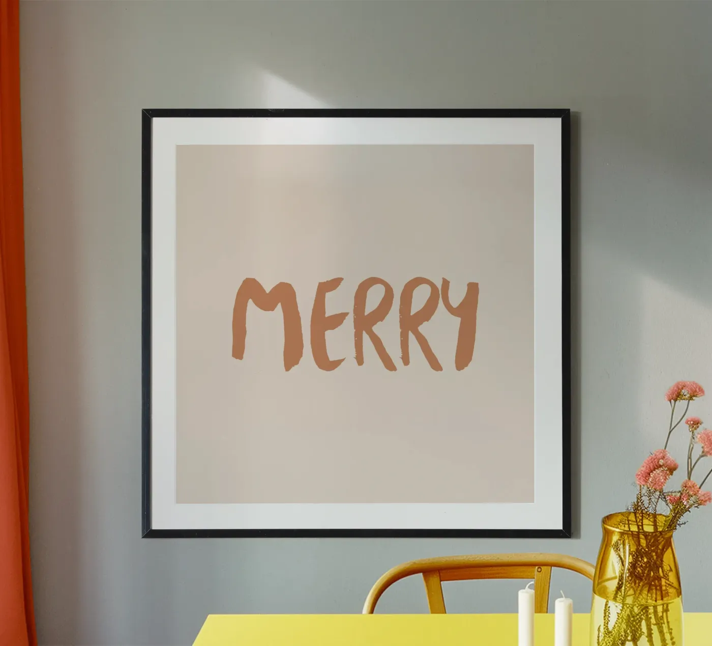 Blush Vrolijk poster van Orara Studio