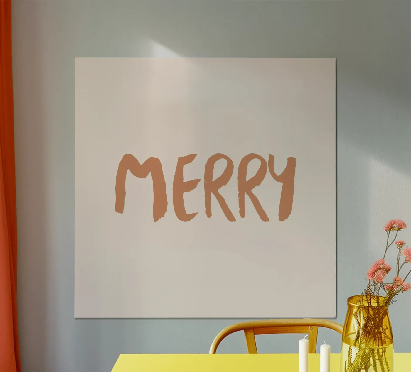 Blush Merry poster by Orara Studio