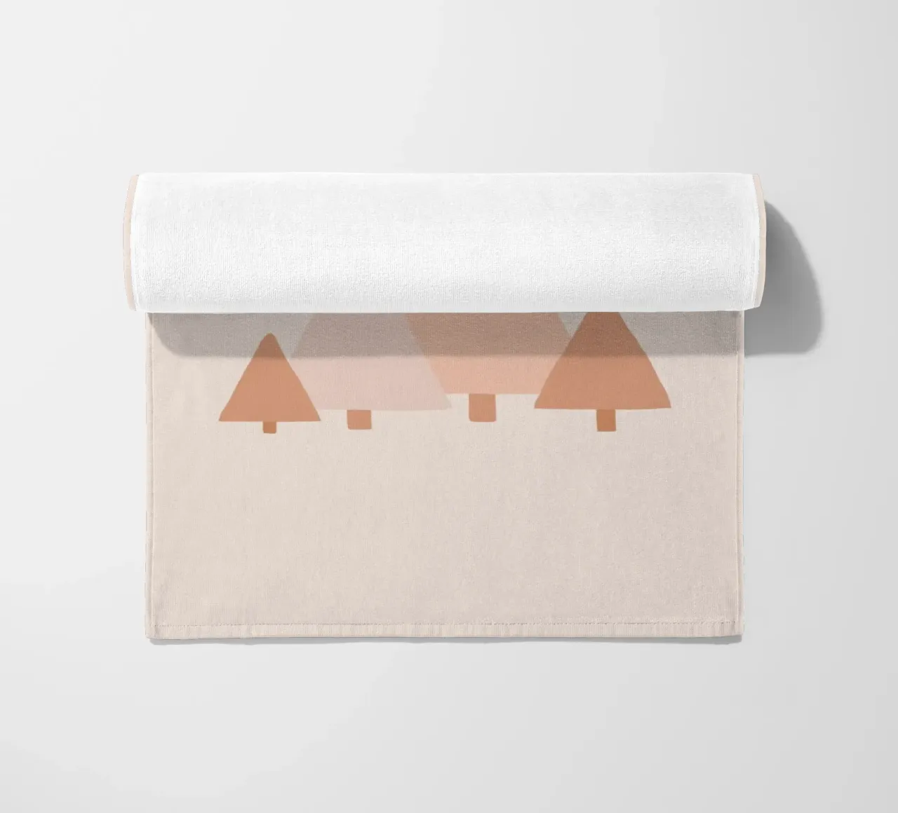 Alberi e stelle minimalisti di Blush telo mare da Orara Studio